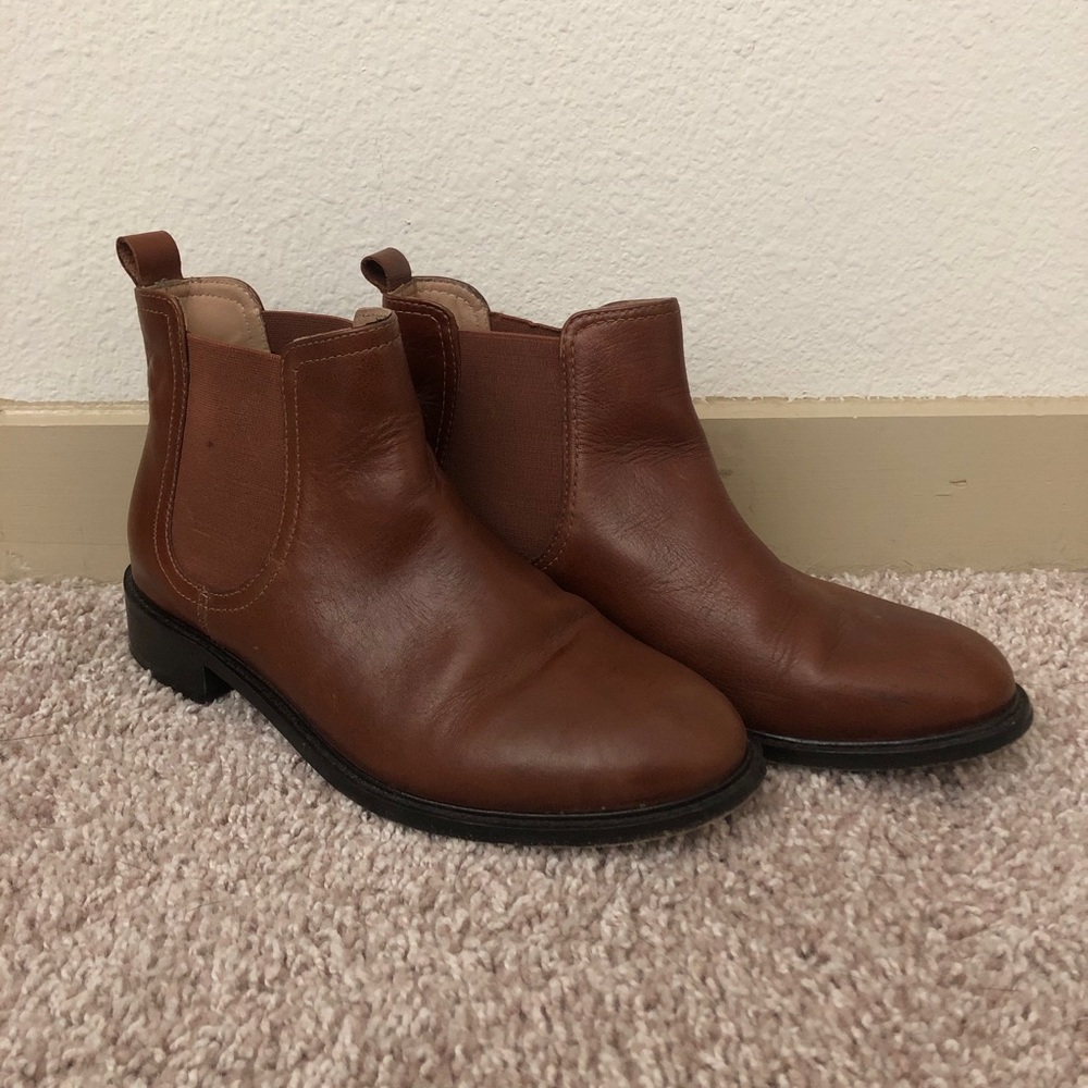 Johnston and Murphy Brown Chelsea Boots Size 7